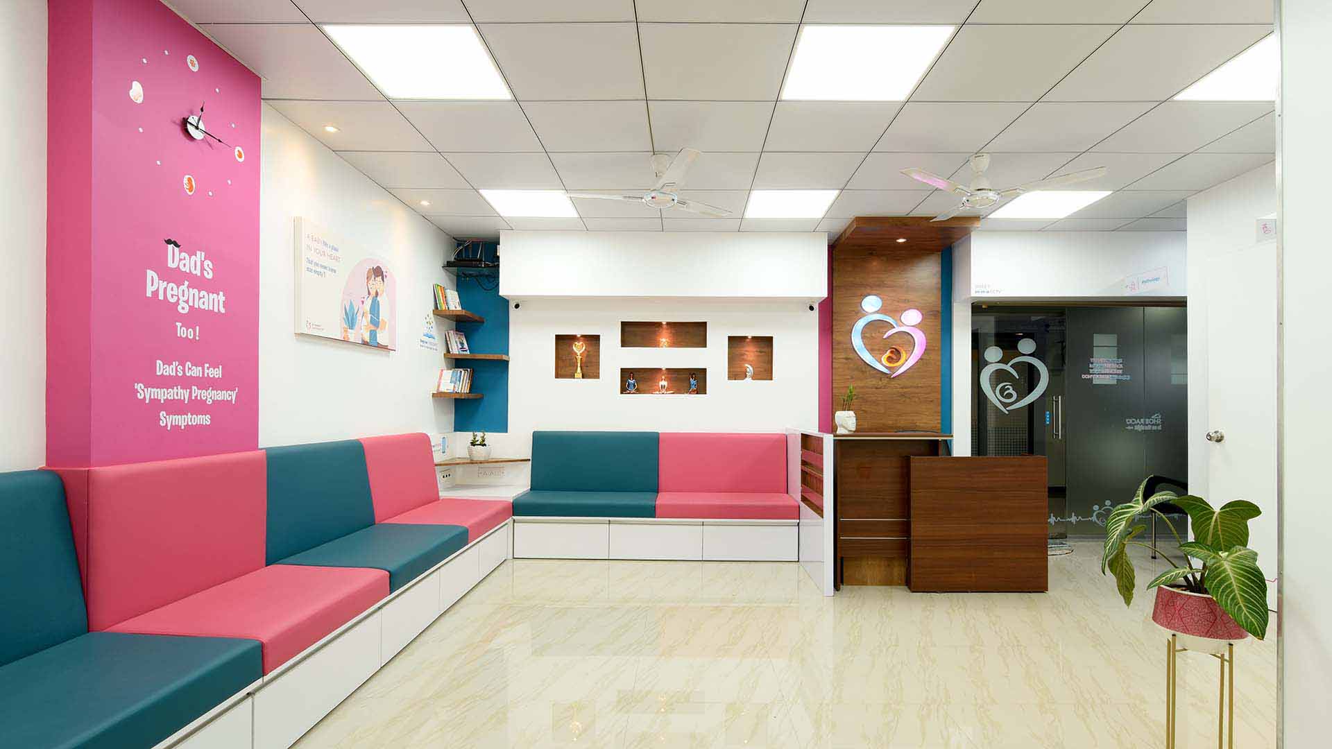 Interior of Dr Varshali’s Gynecology Clinic in Life Republic Township Pune